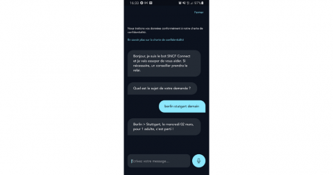 SNCF Connect - Chatbot