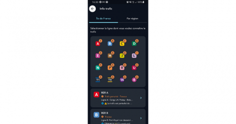 SNCF Connect - info trafic