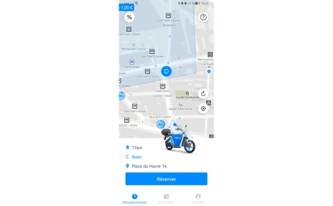 reservation scooter cooltra