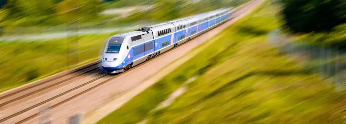 train en marche